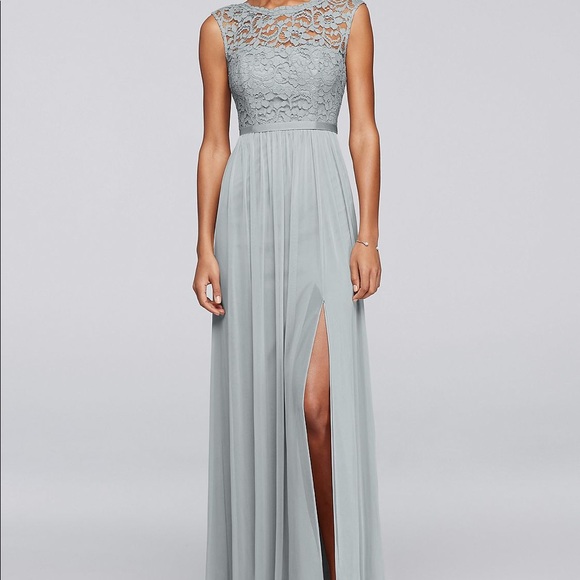David's Bridal Dresses & Skirts - David’s bridal, gray bridesmaid dress